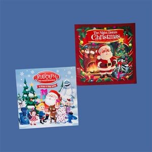 New 2pc Christmas Children’s Book Set